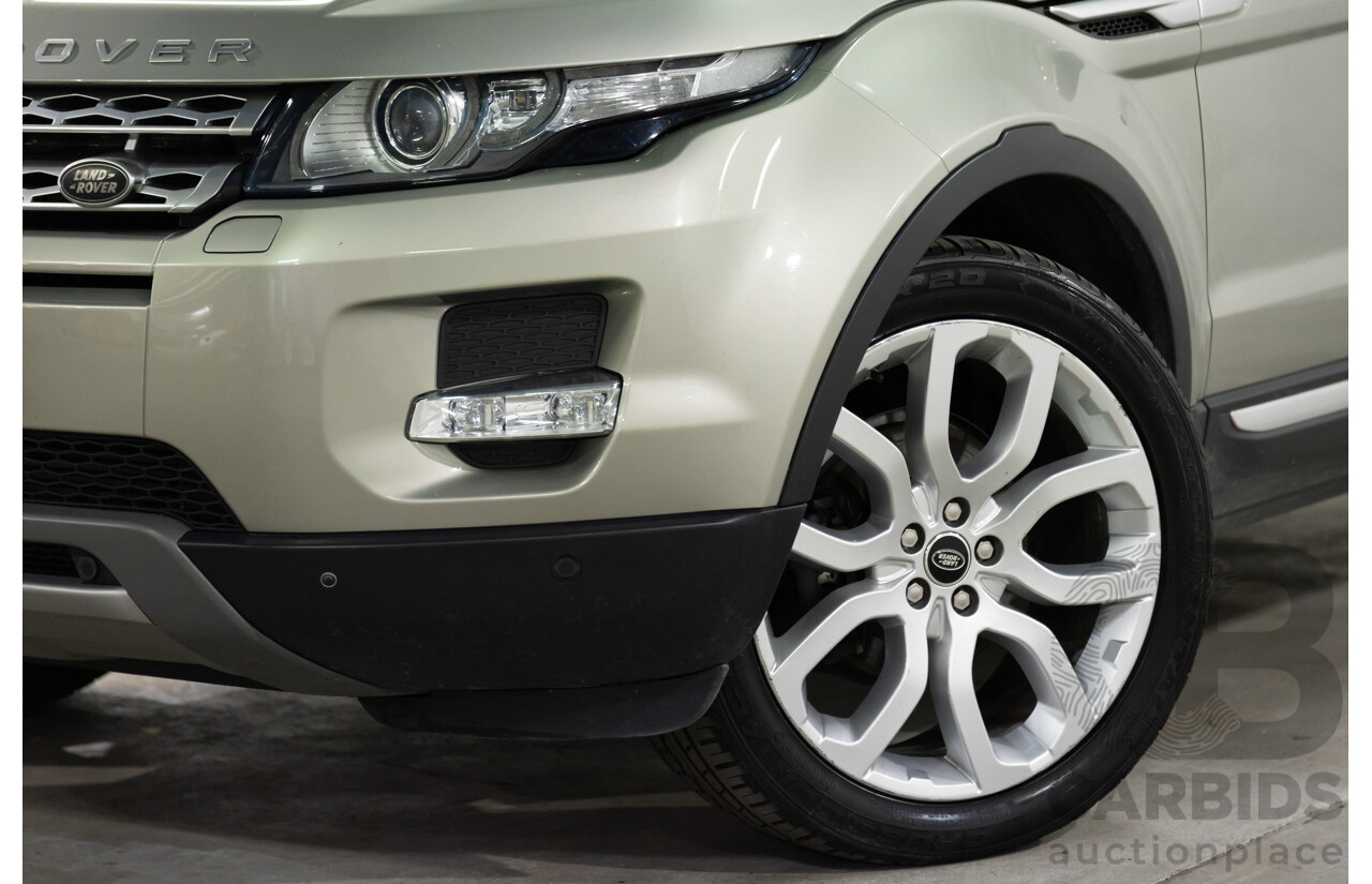 2/2013 Range Rover Evoque SD4 Prestige LV MY13 5d Wagon Ipanema Sand Metallic Turbo Diesel 2.2L