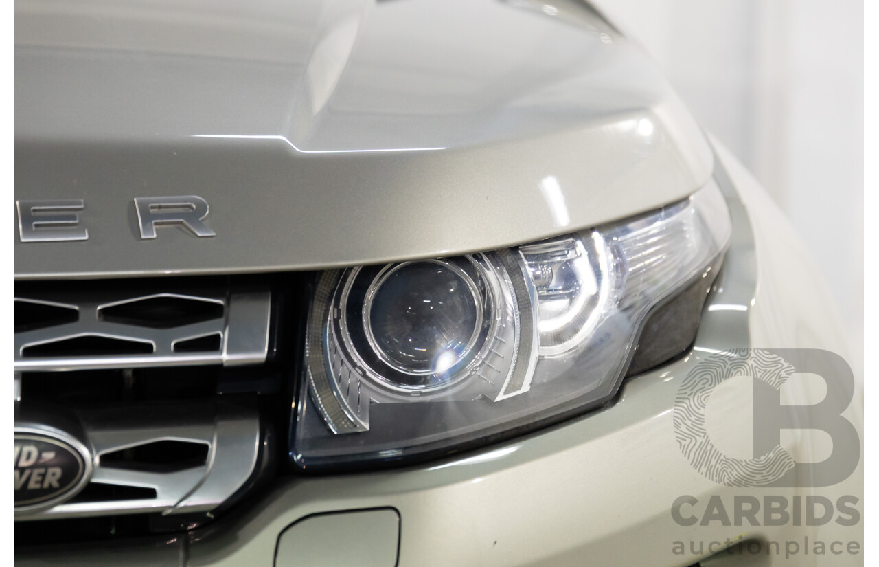2/2013 Range Rover Evoque SD4 Prestige LV MY13 5d Wagon Ipanema Sand Metallic Turbo Diesel 2.2L