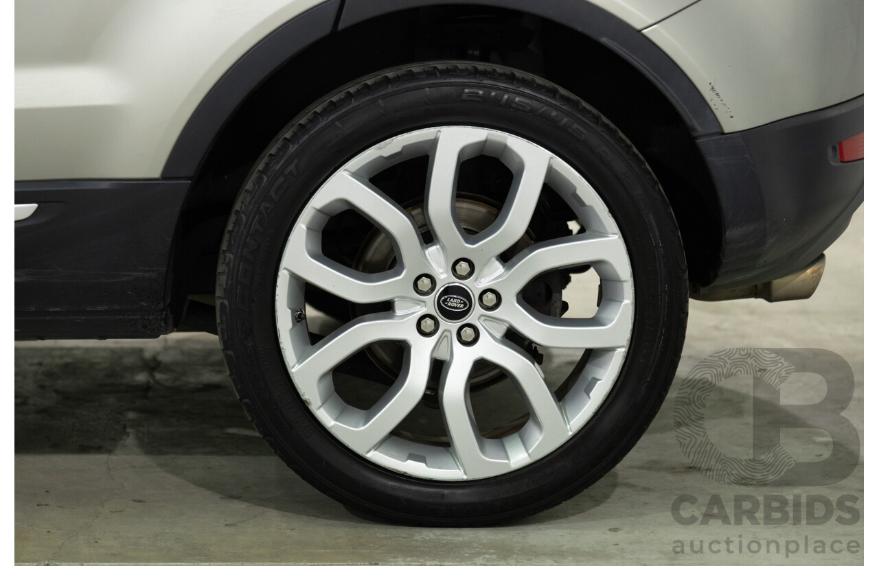 2/2013 Range Rover Evoque SD4 Prestige LV MY13 5d Wagon Ipanema Sand Metallic Turbo Diesel 2.2L