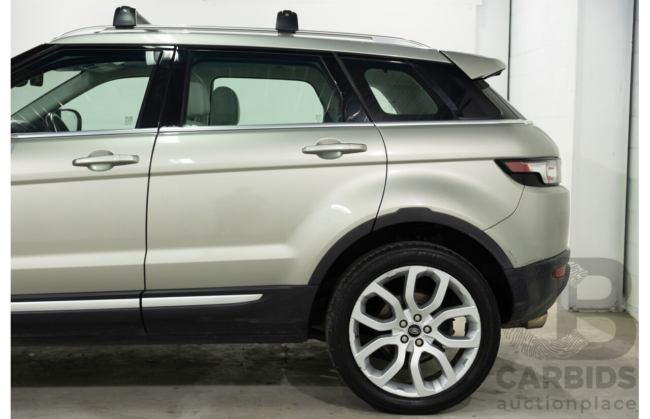 2/2013 Range Rover Evoque SD4 Prestige LV MY13 5d Wagon Ipanema Sand Metallic Turbo Diesel 2.2L