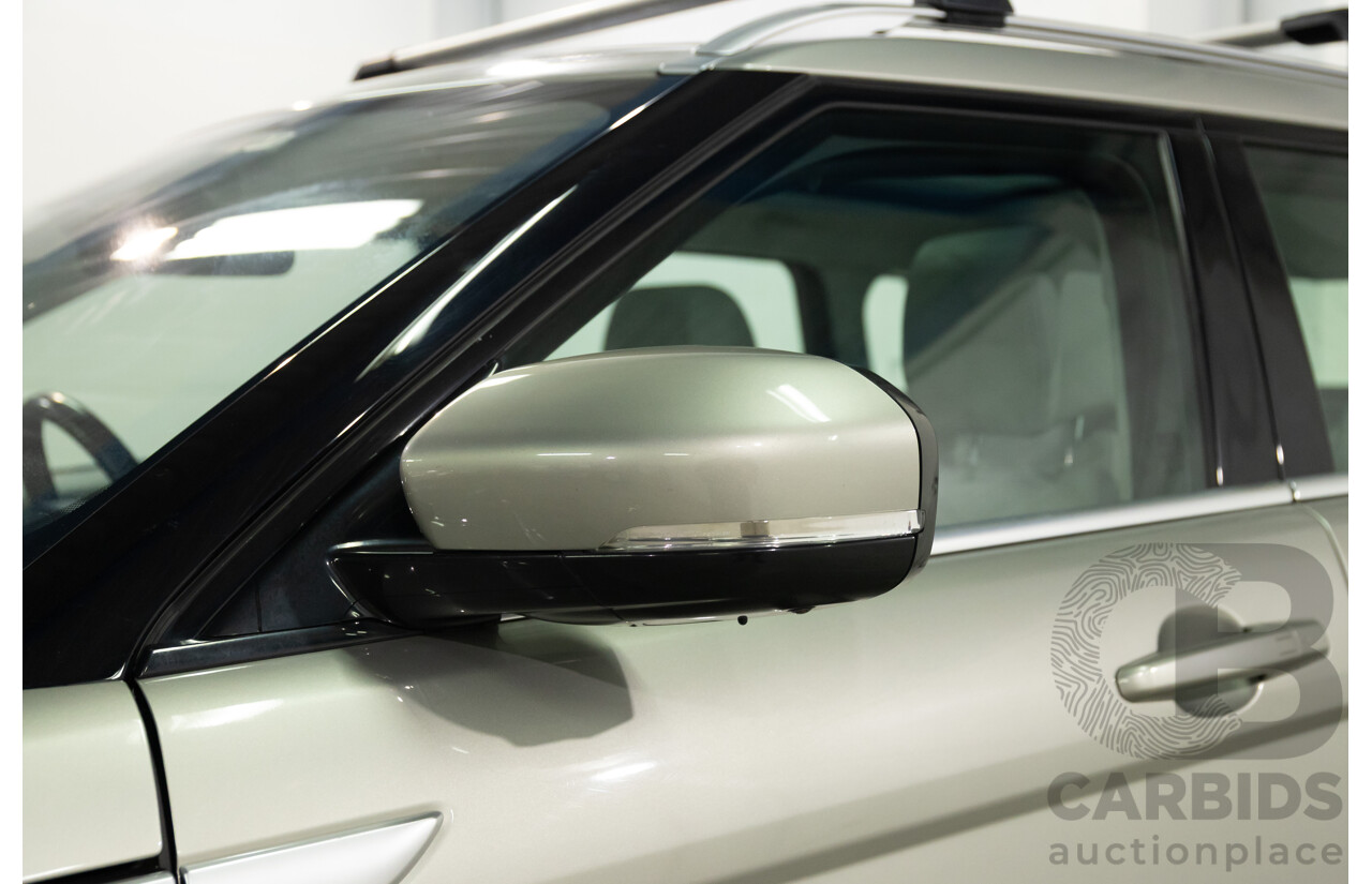 2/2013 Range Rover Evoque SD4 Prestige LV MY13 5d Wagon Ipanema Sand Metallic Turbo Diesel 2.2L