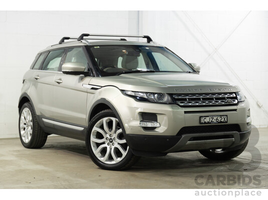 2/2013 Range Rover Evoque SD4 Prestige LV MY13 5d Wagon Ipanema Sand Metallic Turbo Diesel 2.2L