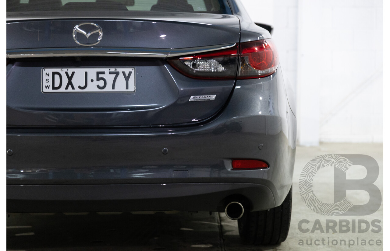 04/2016 Mazda Mazda6 GT (FWD) 6C MY15 4d Sedan Meteor Grey Metallic 2.5L