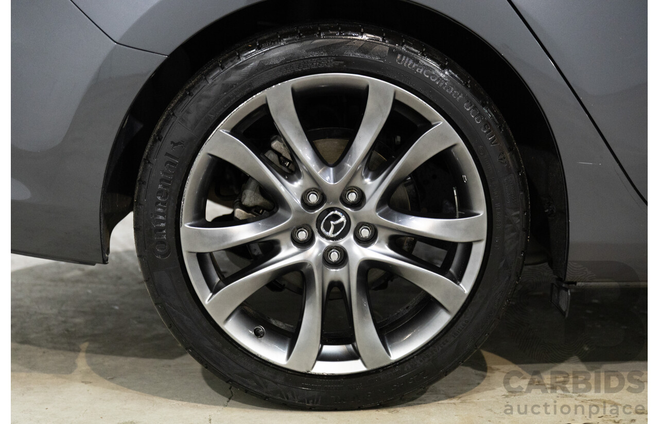 04/2016 Mazda Mazda6 GT (FWD) 6C MY15 4d Sedan Meteor Grey Metallic 2.5L