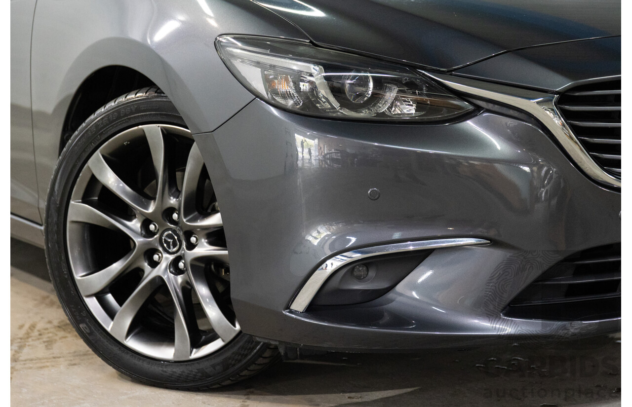 04/2016 Mazda Mazda6 GT (FWD) 6C MY15 4d Sedan Meteor Grey Metallic 2.5L