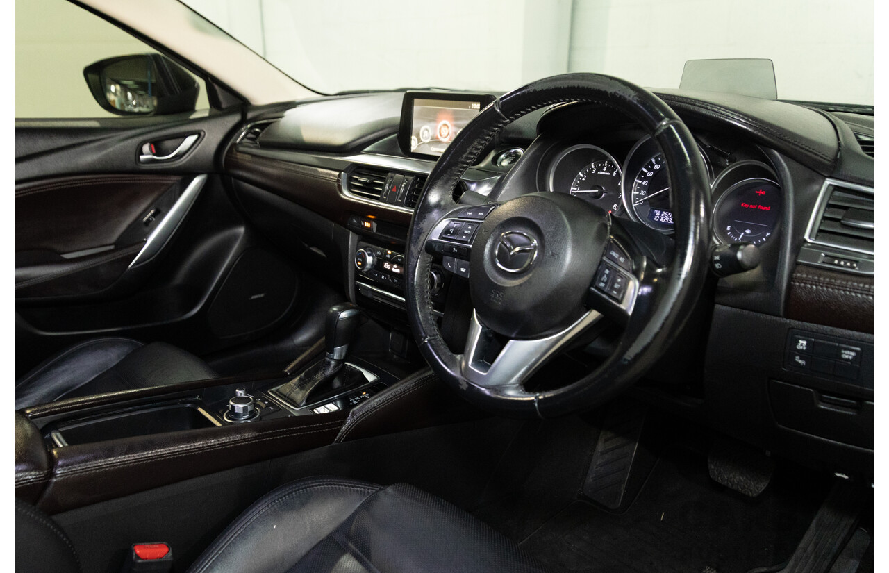 04/2016 Mazda Mazda6 GT (FWD) 6C MY15 4d Sedan Meteor Grey Metallic 2.5L