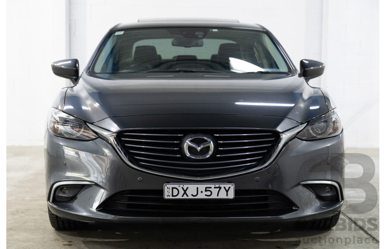 04/2016 Mazda Mazda6 GT (FWD) 6C MY15 4d Sedan Meteor Grey Metallic 2.5L