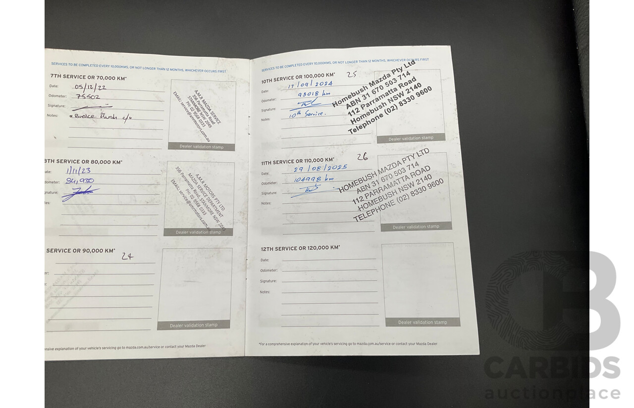 04/2016 Mazda Mazda6 GT (FWD) 6C MY15 4d Sedan Meteor Grey Metallic 2.5L