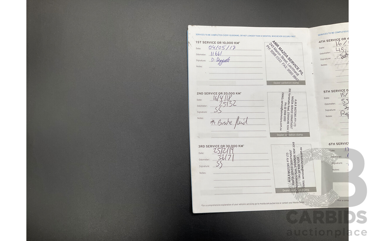 04/2016 Mazda Mazda6 GT (FWD) 6C MY15 4d Sedan Meteor Grey Metallic 2.5L