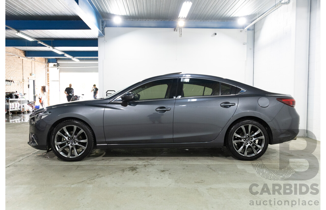 04/2016 Mazda Mazda6 GT (FWD) 6C MY15 4d Sedan Meteor Grey Metallic 2.5L