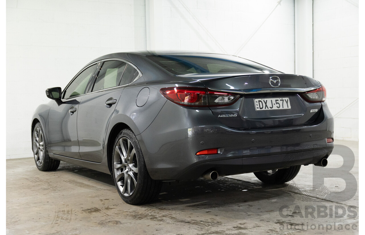 04/2016 Mazda Mazda6 GT (FWD) 6C MY15 4d Sedan Meteor Grey Metallic 2.5L