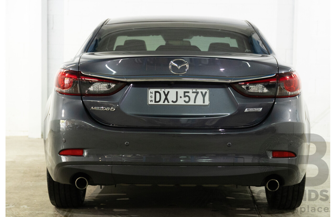 04/2016 Mazda Mazda6 GT (FWD) 6C MY15 4d Sedan Meteor Grey Metallic 2.5L
