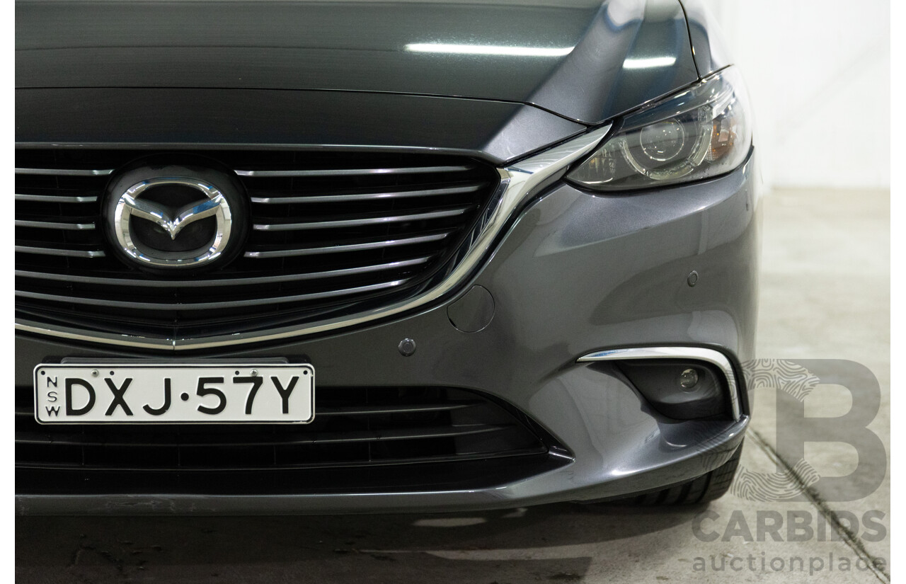 04/2016 Mazda Mazda6 GT (FWD) 6C MY15 4d Sedan Meteor Grey Metallic 2.5L