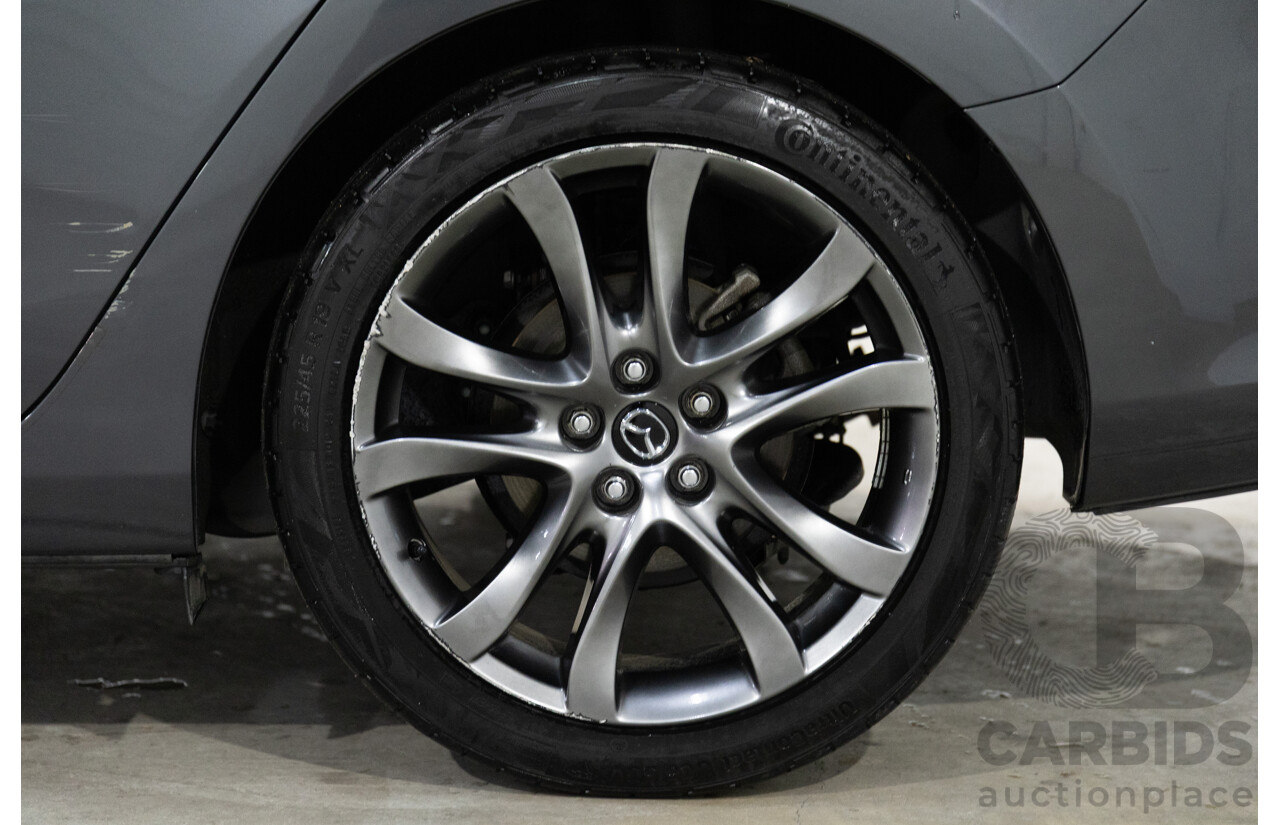 04/2016 Mazda Mazda6 GT (FWD) 6C MY15 4d Sedan Meteor Grey Metallic 2.5L