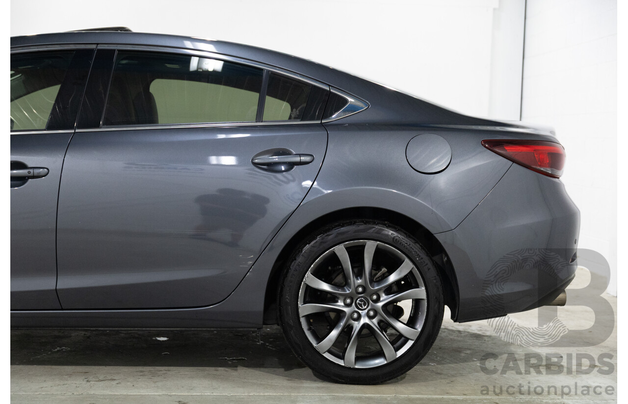04/2016 Mazda Mazda6 GT (FWD) 6C MY15 4d Sedan Meteor Grey Metallic 2.5L