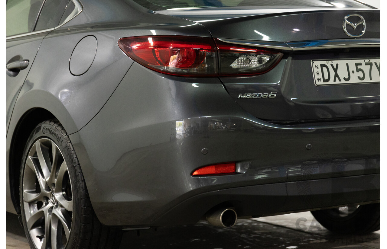 04/2016 Mazda Mazda6 GT (FWD) 6C MY15 4d Sedan Meteor Grey Metallic 2.5L