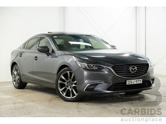 04/2016 Mazda Mazda6 GT (FWD) 6C MY15 4d Sedan Meteor Grey Metallic 2.5L
