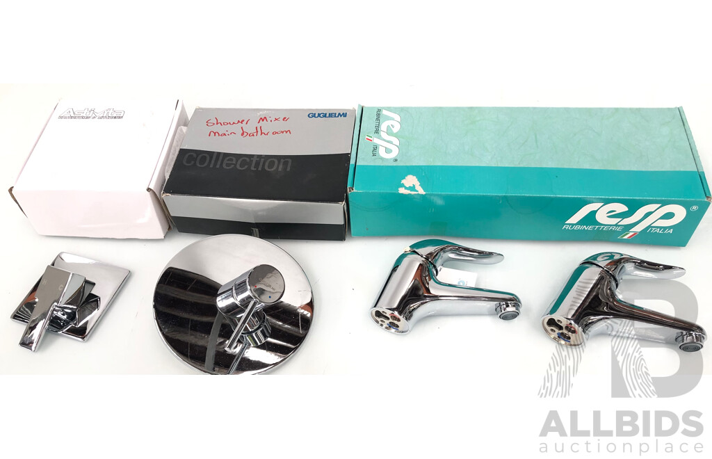 Basin/Bath/Shower Mixer Sets - Lot of Four - New