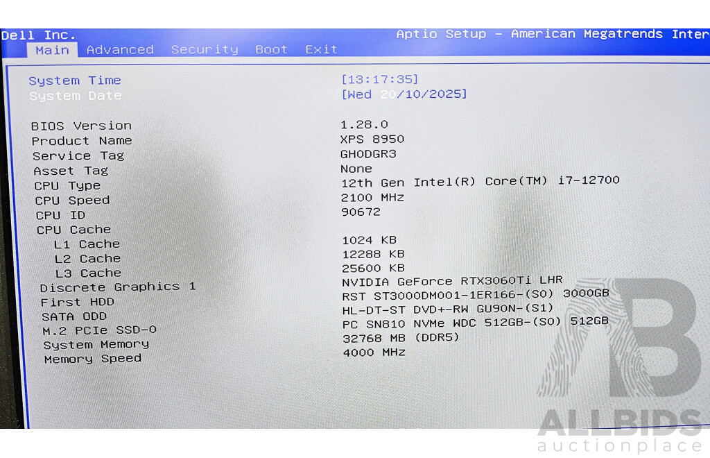 Dell XPS 8950 12th Gen Intel Core I7 (12700) 3.60GHz-4.90GHz 12-Core CPU Desktop Computer W/ Nvidia GeForce RTX 3060Ti & 32GB DDR5
