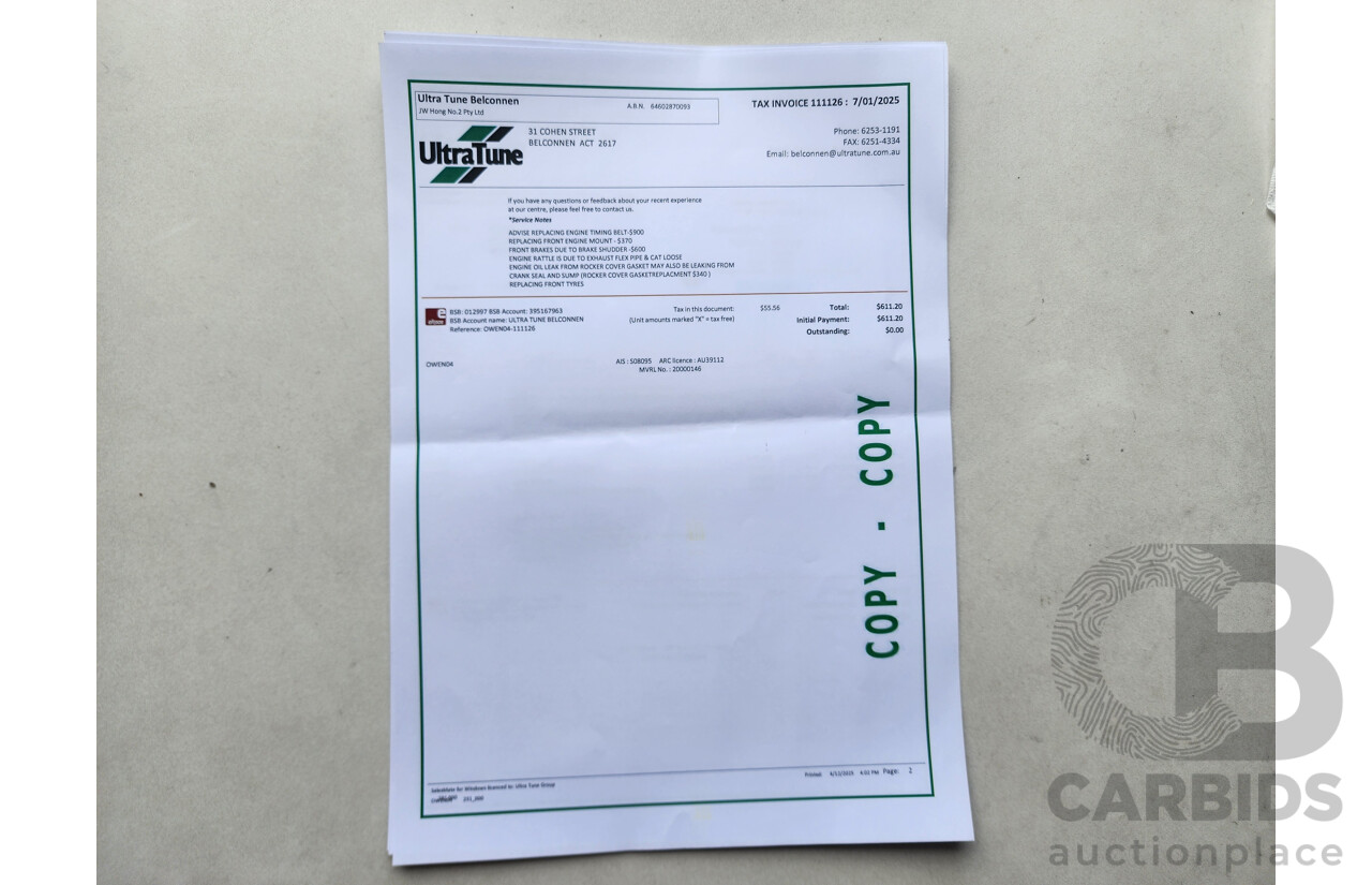 4/2013 Holden Barina CD TM MY13 5d Hatchback White 1.6L