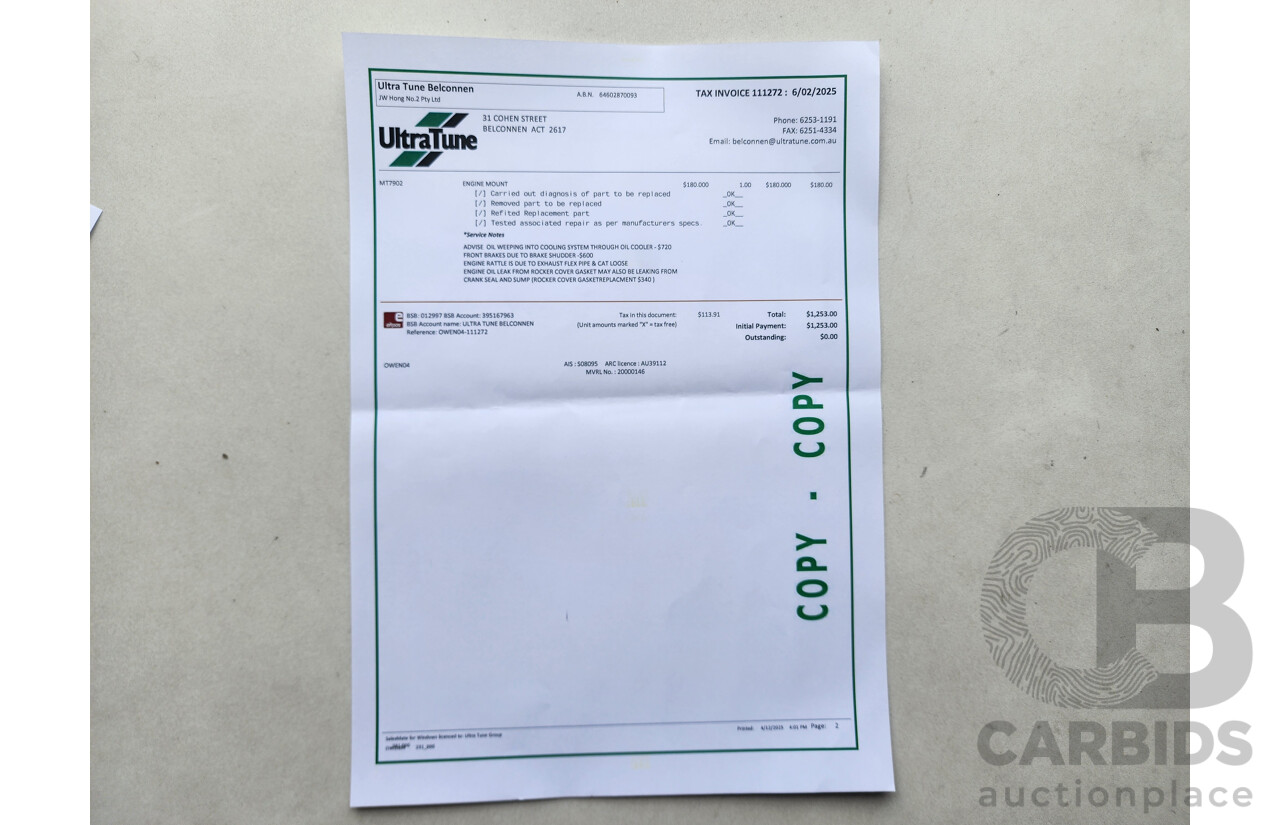 4/2013 Holden Barina CD TM MY13 5d Hatchback White 1.6L