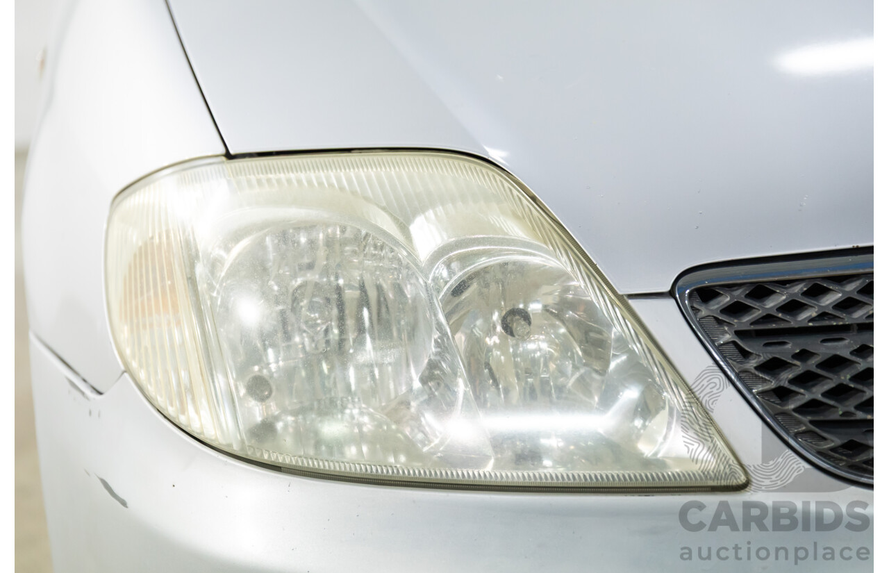 11/2002 Toyota Corolla Ultima Seca ZZE122R 5d Hatchback Silver Glaze Metallic 1.8L