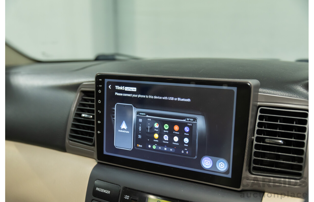 11/2002 Toyota Corolla Ultima Seca ZZE122R 5d Hatchback Silver Glaze Metallic 1.8L