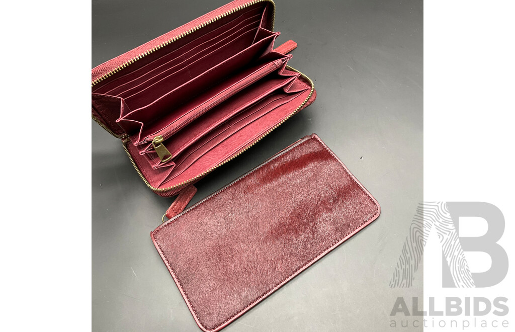 Collection of Fashion Accessories, Including Black Michael Kors Wallet, LIEBESKIND of Berlin Travel Set, DAVID LAWRENCE and SABA Belt and More - Lot of 8