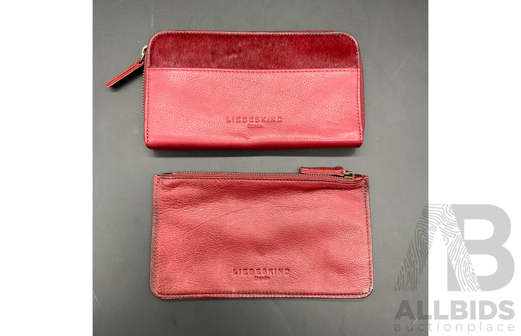 Collection of Fashion Accessories, Including Black Michael Kors Wallet, LIEBESKIND of Berlin Travel Set, DAVID LAWRENCE and SABA Belt and More - Lot of 8