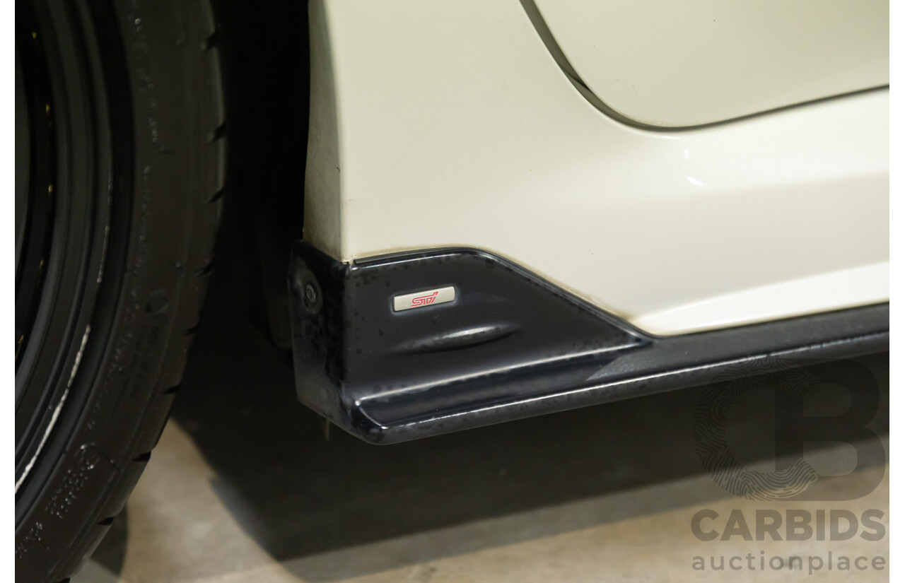 02/2015 Subaru WRX STi Premium (AWD) MY15 4d Sedan Crystal White Turbo 2.5L