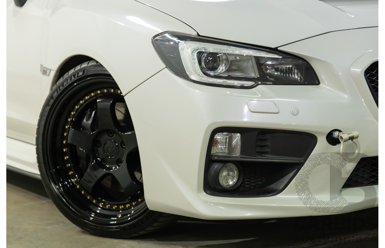 02/2015 Subaru WRX STi Premium (AWD) MY15 4d Sedan Crystal White Turbo 2.5L