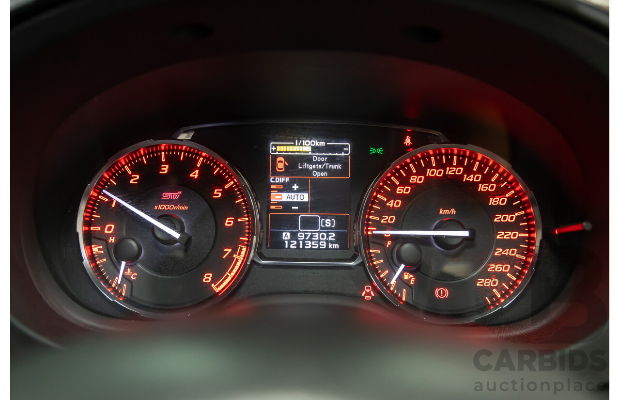 02/2015 Subaru WRX STi Premium (AWD) MY15 4d Sedan Crystal White Turbo 2.5L