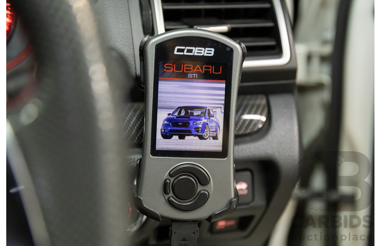 02/2015 Subaru WRX STi Premium (AWD) MY15 4d Sedan Crystal White Turbo 2.5L