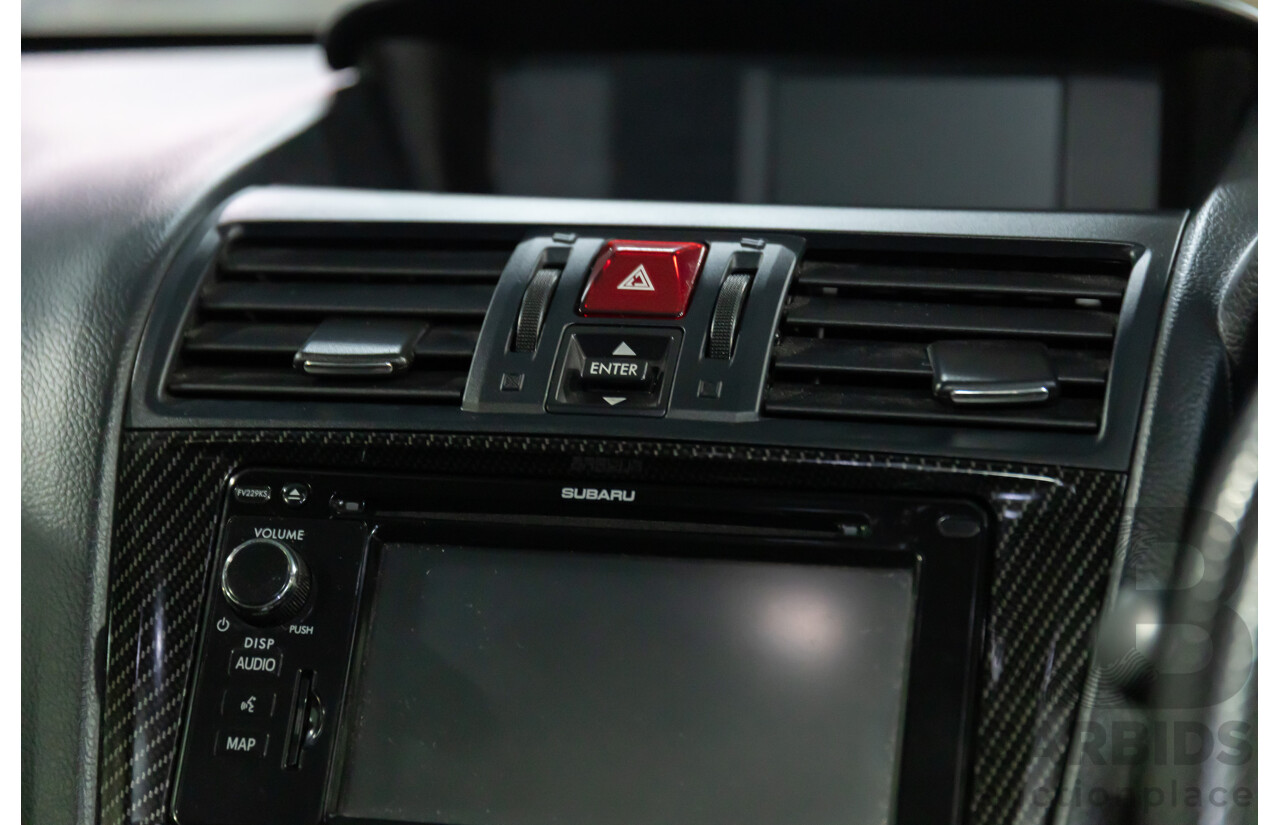 02/2015 Subaru WRX STi Premium (AWD) MY15 4d Sedan Crystal White Turbo 2.5L