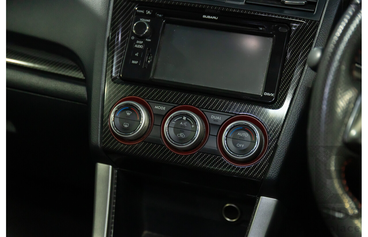 02/2015 Subaru WRX STi Premium (AWD) MY15 4d Sedan Crystal White Turbo 2.5L