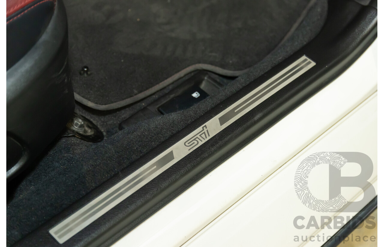 02/2015 Subaru WRX STi Premium (AWD) MY15 4d Sedan Crystal White Turbo 2.5L