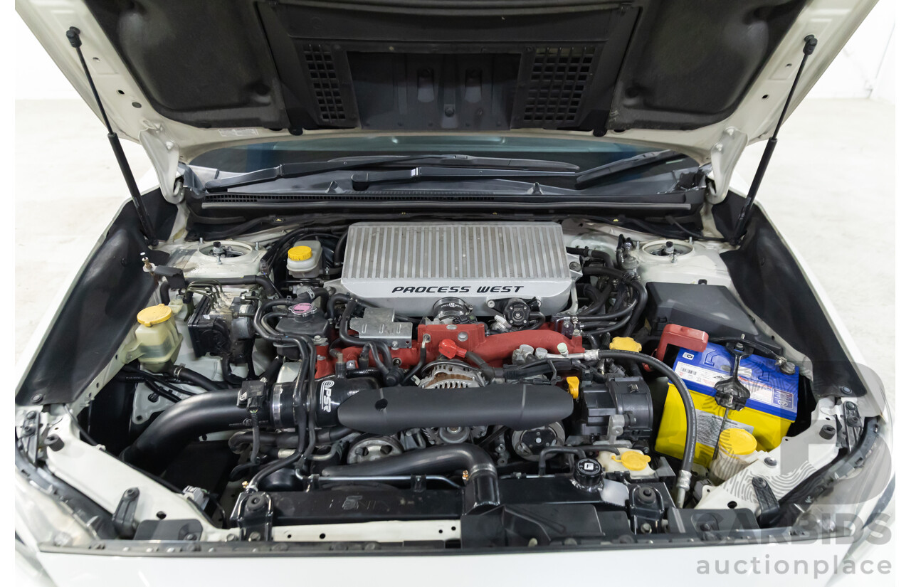 02/2015 Subaru WRX STi Premium (AWD) MY15 4d Sedan Crystal White Turbo 2.5L