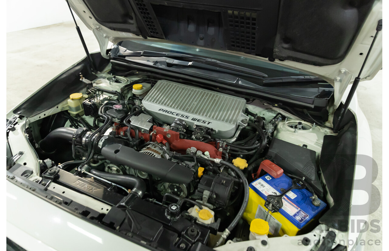 02/2015 Subaru WRX STi Premium (AWD) MY15 4d Sedan Crystal White Turbo 2.5L