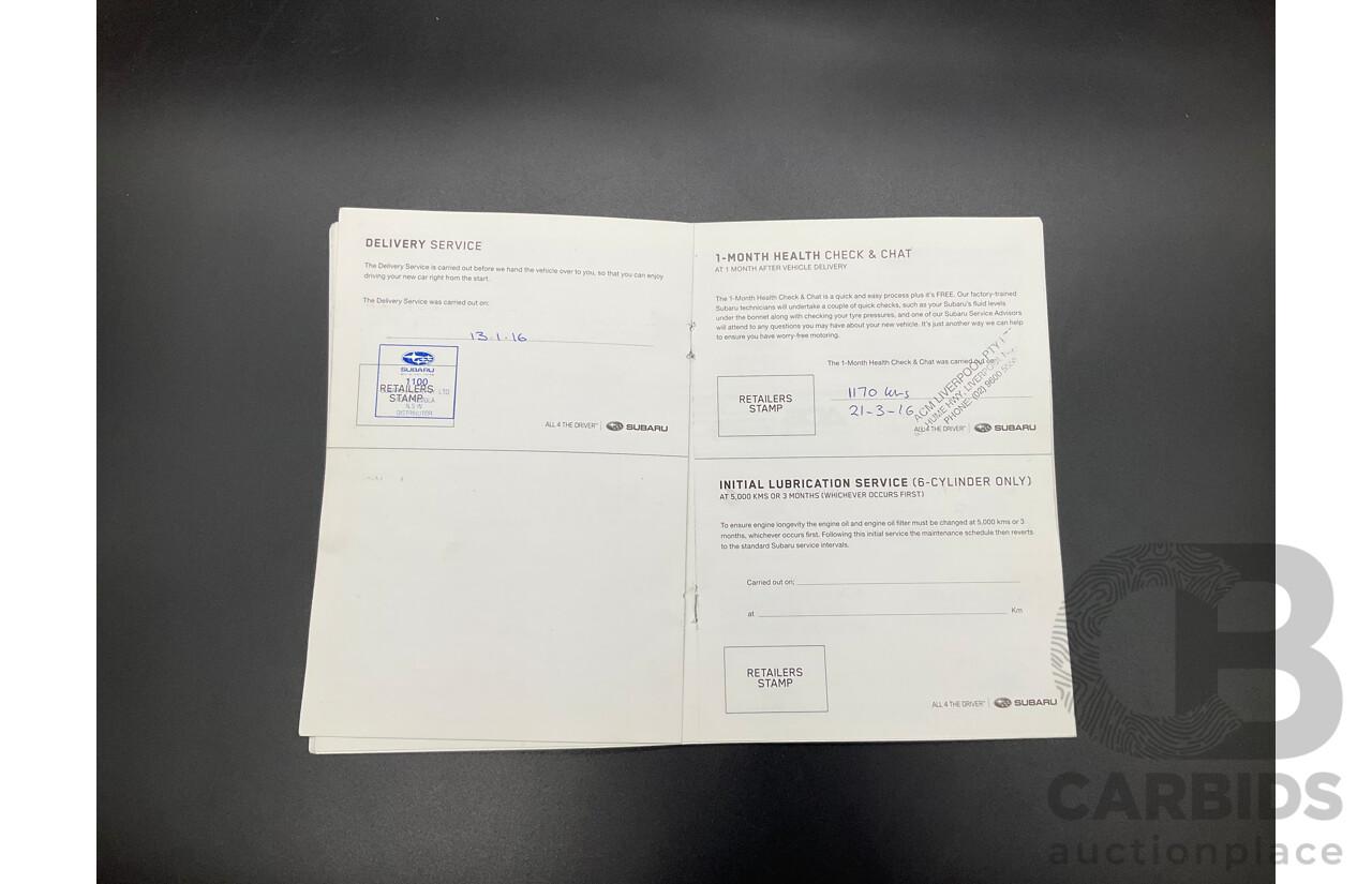 02/2015 Subaru WRX STi Premium (AWD) MY15 4d Sedan Crystal White Turbo 2.5L