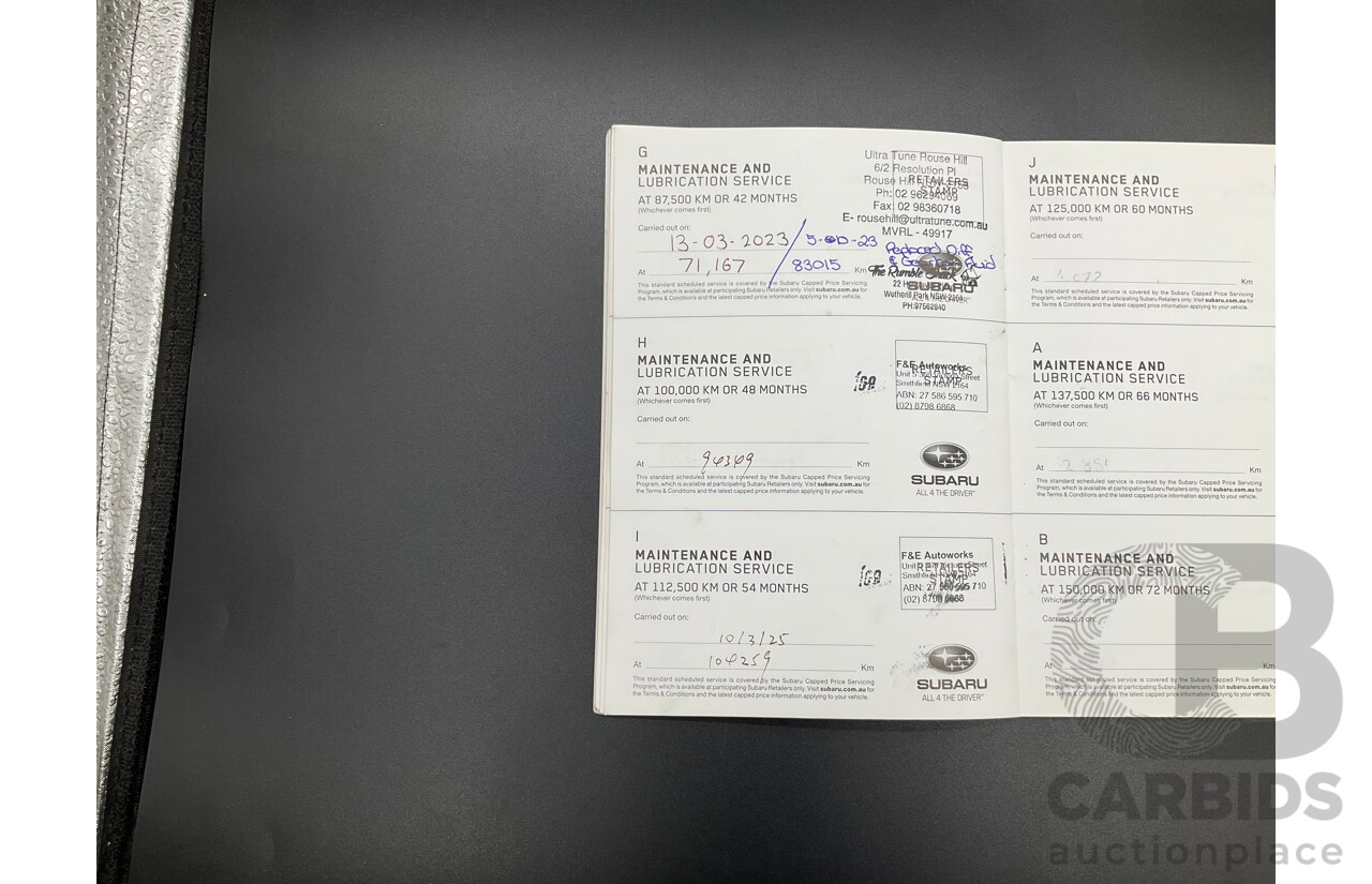 02/2015 Subaru WRX STi Premium (AWD) MY15 4d Sedan Crystal White Turbo 2.5L