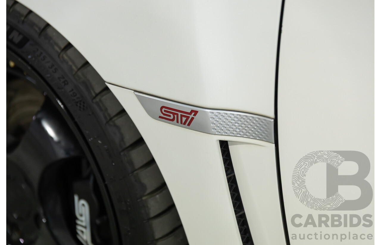 02/2015 Subaru WRX STi Premium (AWD) MY15 4d Sedan Crystal White Turbo 2.5L