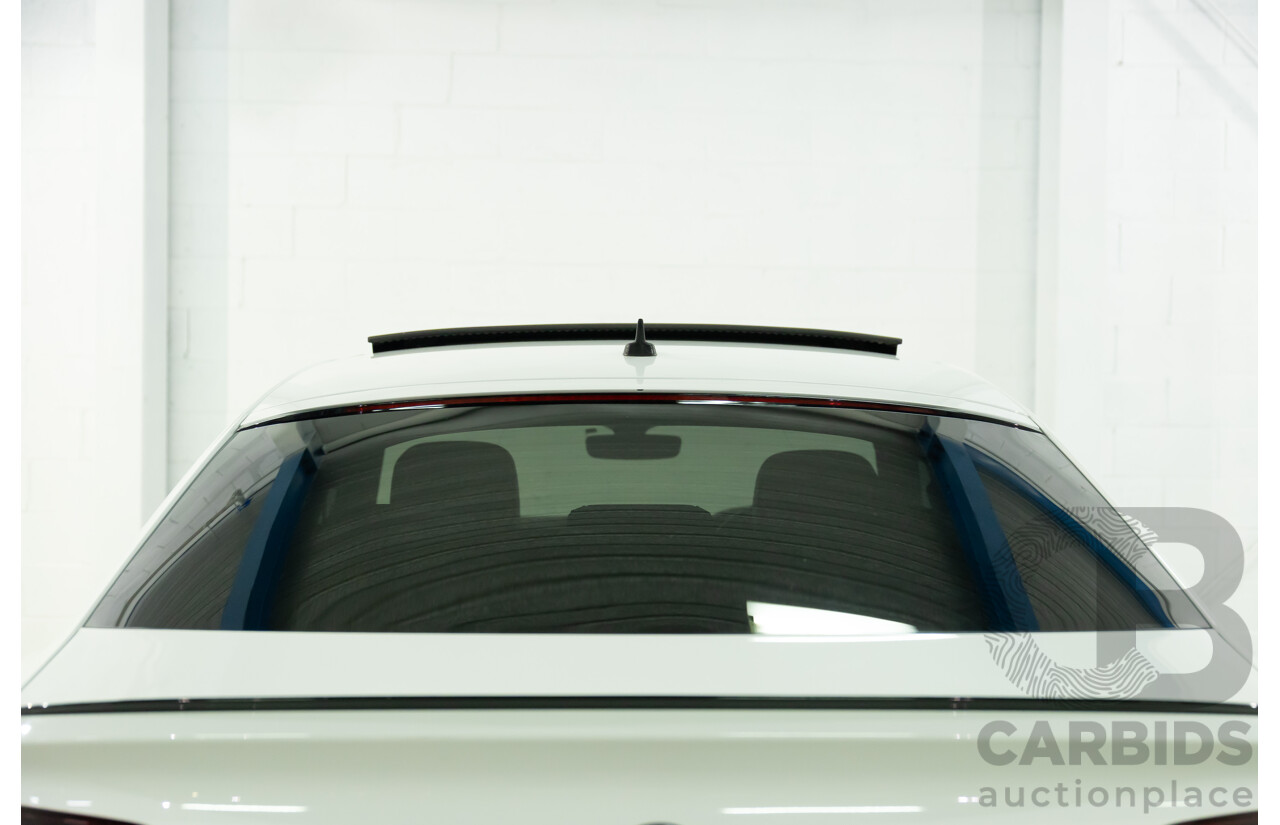 09/2018 Volkswagen Arteon 206TSI R-Line (AWD) MY19 5d Liftback Pure White Turbo 2.0L