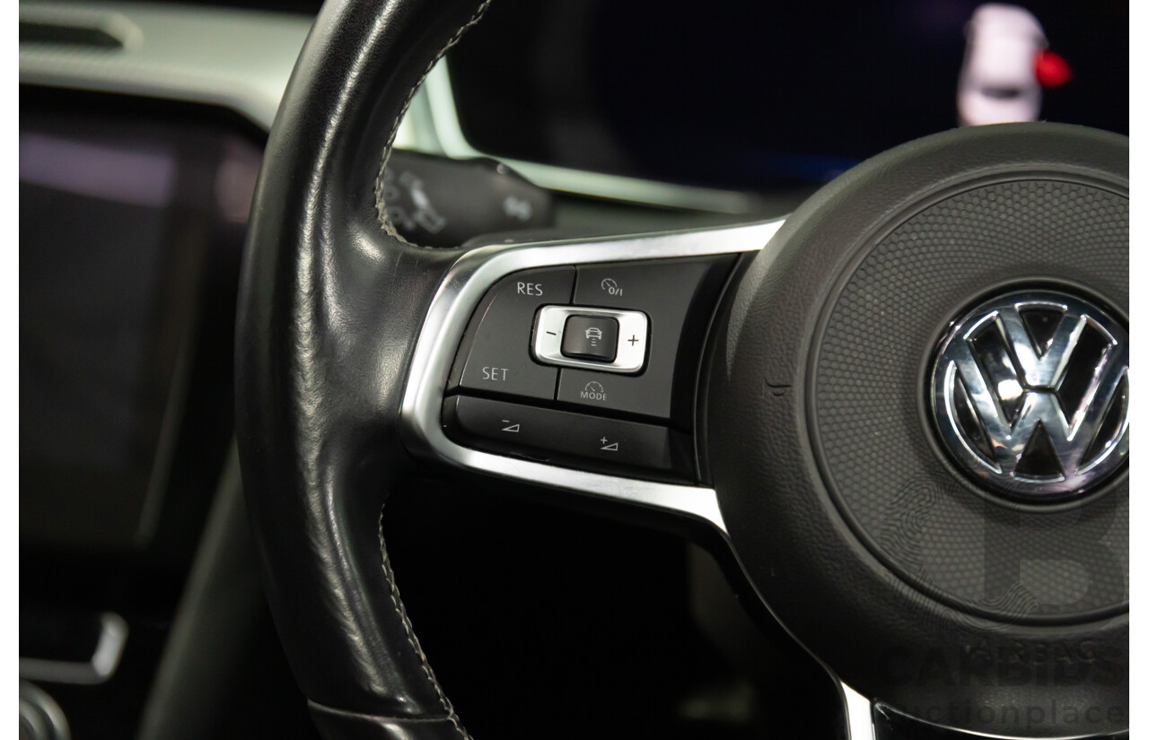 09/2018 Volkswagen Arteon 206TSI R-Line (AWD) MY19 5d Liftback Pure White Turbo 2.0L