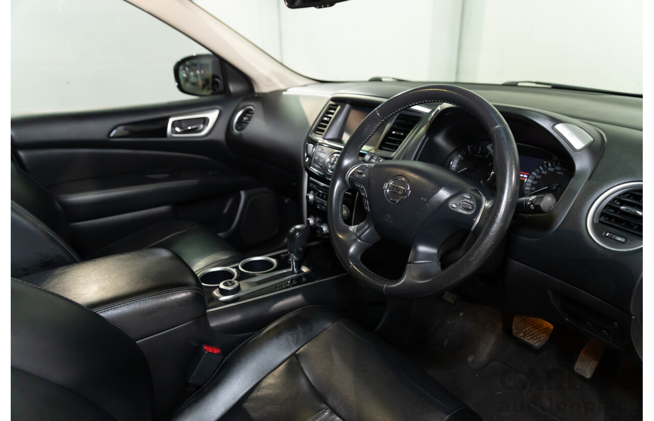 6/2015 Nissan Pathfinder ST-L Hybrid (4x4) R52 MY15 4d Wagon Ivory Pearl Supercharged 2.5L - 15kW Hybrid - 7 Seater