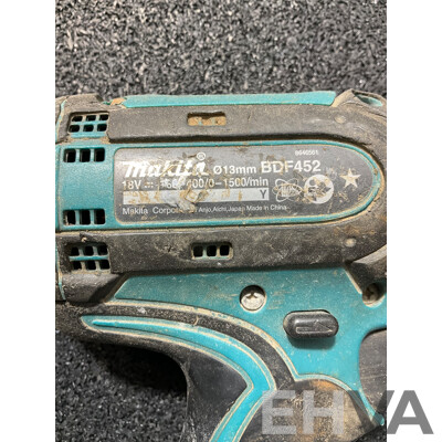 Assorted MAKITA 18V Tools and Batteries - Lot of 8