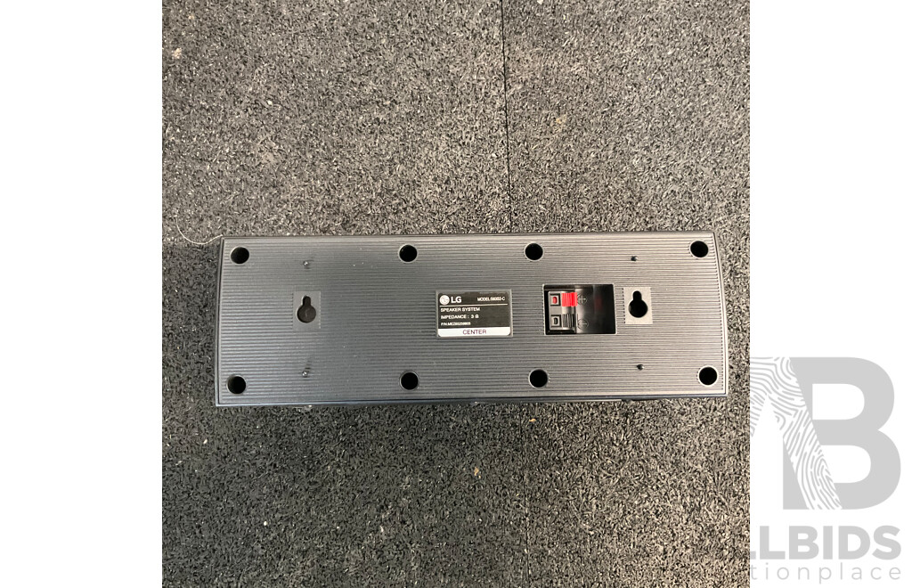 Panasonic SU-HTB18 Sound Bar with Subwoofer and LG Home Theatre System (Speaker S63T1 ,S63T2 & Center S63S2)