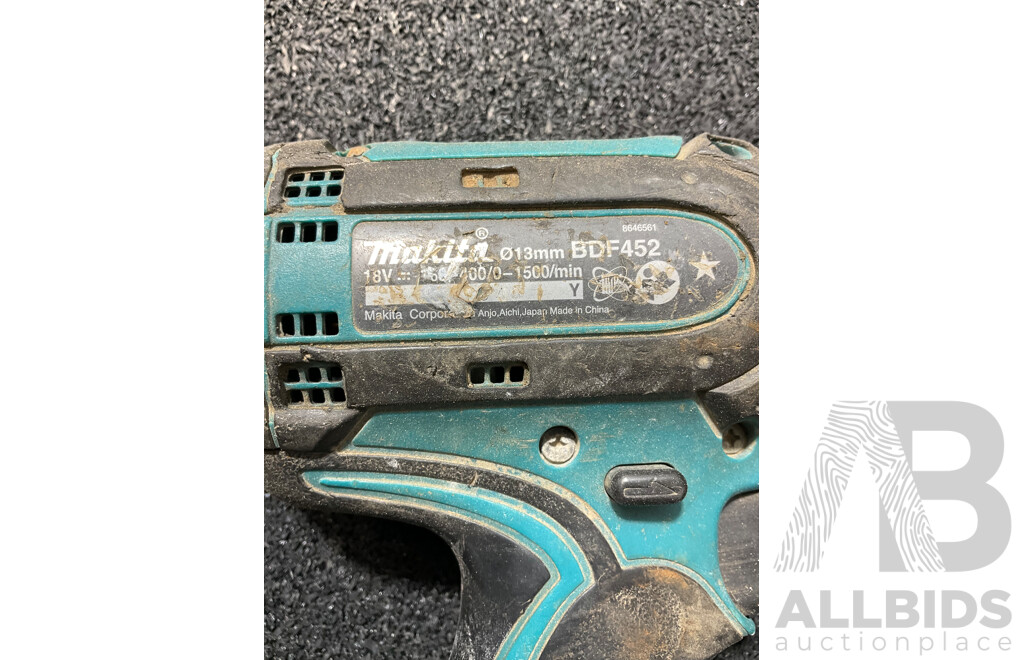 Assorted MAKITA 18V Tools and Batteries - Lot of 8