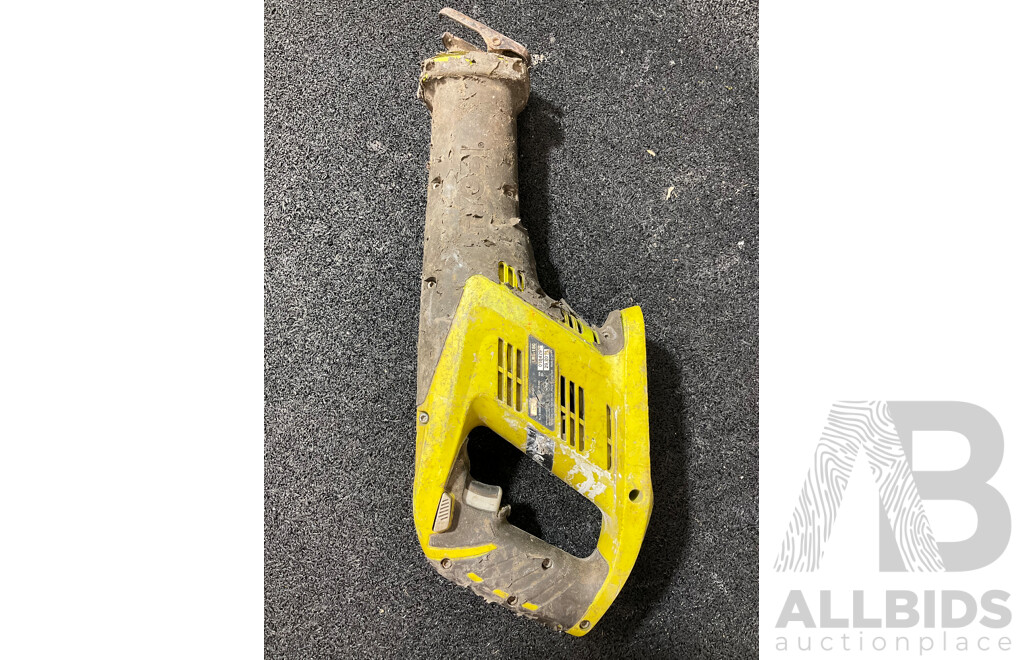 RYOBI One+ 18V Angle Grinder and Reciprocating Saw with Two 5.0Ah Batteries - Lot of 4