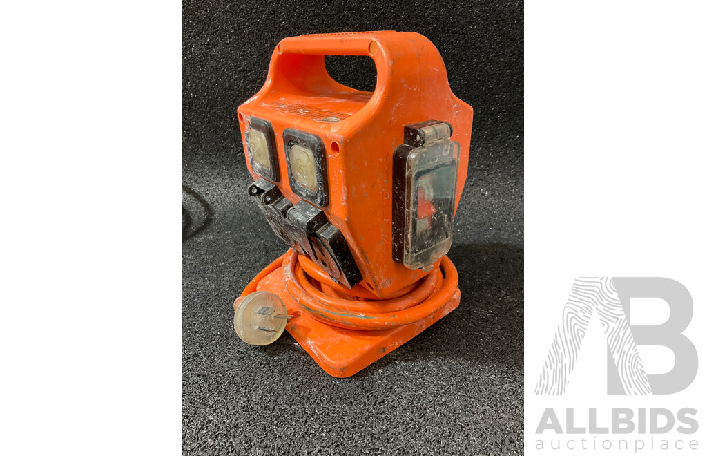 CLICK Portable Power Distribution Board, Extension Lead and 30m GARDENA Flex Garden Hose with Fitting - Lot of 3