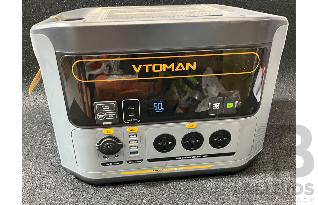 VTOMAN FlashSpeed 1500 Portable Power Station